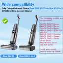 Roller Brush Replacement and Vacuum Filter Kit Compatible Only with Tineco Floor ONE S5 / Floor One S5 Pro 2 Smart Cordless Wet Dry Vacuum Cleaner, 2 Roller Brush, 2 Filters