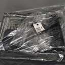 7 code Large Dish Drying Rack for Kitchen Counter, Detachable Large Capacity Dish Drainer Organizer, 2-Tier Dish Racks with Utensil Holder, Black