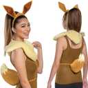 Disguise Pokemon Eevee Costume, Officially Licensed Pokemon Costume for Women, One Size Brown