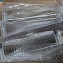 3 Tier Rolling Cart with Lockable Wheels, Clear Acrylic Utility Trolley with Handle, Heavy-Duty Storage Organizer for Kitchen Bathroom Nursery Laundry - Snack Book Craft Organizer (Clear)