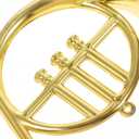 12pcs Musical Instruments Ornaments Christmas Decoration - Gold Tiny Instruments Set - Xmas Tree Hanging Decorations Christmas Crafts DIY Dollhouse Accessories Holiday Decor