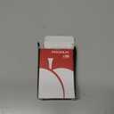 PRUNUS J-159 Pocket AM FM Radio Portable with Stereo Earphone, Battery Operated Radio by 2 AAA, Manual Preset, Large Screen, Lock Key Radios,Sleep Timer,Mini Radios,Digital(No Speaker)