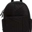 Vera Bradley Women's Cotton Small Backpack, True Black, One Size