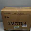 puredown Goose Feathers and Down Pillow for Sleeping Hotel Collection Bed Pillows, Gusseted, Standard/Queen, Set of 2 (Gusseted Style 1)