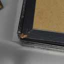 eletecpro 12x12 Picture Frames Set of 9 with Mat for 8x8 Photos or without Mat for 12x12, Square Gallery Wall Decor Collage for Picture Display, Black Frame Set for Wall Hanging