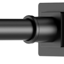 Shower Curtain Rod Adjustable 31-79", Anti-Rust Shower Rod & Spring Tension Shower Rod No Drill, Black Shower Curtain Rod for Bathroom Tension Rod