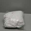 Amazon Basics Lightweight Microfiber 3 Piece Duvet Cover Set with Zipper Closure, King, Bright White