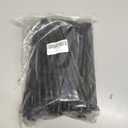 100PCS 8-Inch Plastic Landscape Edging Stakes, Spiral Nylon Landscape Spikes, Anchoring Nails for Weed Barrier, Paver Edging, Landscape Edging, Artificial Turf, Grass Pathways, Black