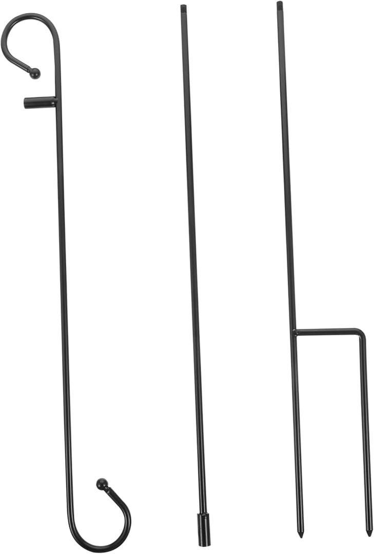 Flag Decorations String Light Poles for outside Banner Bracket Flag Pole