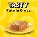 Temptations Pate in Gravy Adult Wet Cat Food Tasty Chicken Entree, Seafood Medley, Backyard Cookout, and Catnip Fever, 3.5 oz. Trays (36 Count, Pack of 1) (EXP 01/31/28)