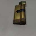 Storm Door Handle Replacement Set Stainless Steel Storm Door Handle with Lock Modern Exterior Door Parts Fits 4.45 - 7.9inch Hole Distance (Silver)