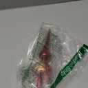 Gadpiparty Christmas Tree Toppers Vintage Plastic Tree Finals Metallic Tree Ornament Decorative Tree Topper for Xmas Holiday Decorations Red