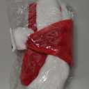 Santa Hat Adult Plush Fluffy Christmas Hats for Men Women Velvet Xmas Hat for New Year Holiday Festive Party