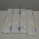 Tioncy 4 Pcs Fabric Strip Case Jelly Cotton Fabric Patchwork Roll Storage Case Bulletin Board Border Bolt Storage Sewing Cloth Box for 2.5 in Cloth Strips Art Craft Organizer(Blue,13 x 3 x 1.4 in)