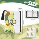 Collectible Trading Card Binder, 400 Pockets Card Holder with 50 Removable Sleeves, Portable Collection Binder Album Book Case Storage, Zipper Card Protective Sleeves for TCG, Sports Card (First Opportunity Camo)