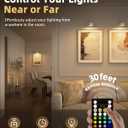 Picture Lights for Wall, 2000mAh Rechargeable Magnetic Art Lights with 3 Color Temps & RGB, Remote Dimmable Battery Operated Wall Light for Bedroom, Living Room, Gallery (White, 6 Pack)