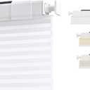 SUNOFF Cordless No Drill Light Filter Cellular Shades,White
