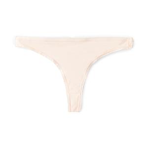 Tilley Women’s Organic Cotton Thong 2-Pack, Pale Pink, Large
