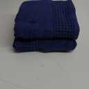 GLAMBURG 100% Cotton 2 Pack Oversized Bath Towel Set 28x55 Inches, Ultra Soft Highly Absorbant Compact Quickdry & Lightweight Large Bath Towels, Ideal for Gym Travel Camp Pool - Navy Blue