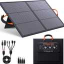 110W Portable Solar Panel ETFE IP68 Waterproof 20V Foldable Solar Panel Charger, 25% High Efficiency for Outdoor Camping,Laptops,Blackout,RV