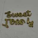 Love Is Sweet Table Decor Hollow Sign Wooden Love Is Sweet Sign for Dessert Table Freestanding Wood Is Wooden Letter Top for Wedding Shelf(Gold)