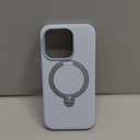 TORRAS Liquid Silicone for iPhone 16 Pro Case with 360 Spin Magnetic Stand Camera Control, Blue FlexLine 40W for iPhone 16 Pro Charger, White