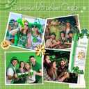 Marspark 40 Sets St. Patrick's Day Gifts Bulk Good Luck Tokens Luck Charms Green Pens and Irish Blessing Poem Cards Irish Party Favors for Family Coworkers Teachers (Golden)