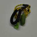 Taglory Rope Dog Leash 6 FT with Comfortable Padded Handle, Highly Reflective Threads Leash for Medium Large Dogs, 1/2 inch, Yellow (1/2" x 6 FT (20~120 lbs.))