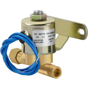4040 Humidifier Water Solenoid Valve, Compatible with Aprilaire Humidifiers Valve 400 500 600 700 220 224 - Replacement Part# B2015-S85-24 Volts AC 2.3 Watts 60 Hz 125 PSI- Blue