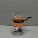 Bodum 34oz Pour Over Coffee Maker, High-Heat Borosilicate Glass with Reusable Stainless Steel Filter and Cork Grip - Made in Portugal
