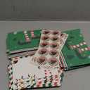 Christmas Elf Notes Cards with Envelopes 4 x6 Lime Green 100 Thank You Stickers Bulk, a Note from Your Elf Legs Greenery Merry Xmas Greeting Card for Student Surveillance Report Activities Stationery