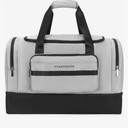 Large 42L Carry On Duffle Bag for Travel & Gym - TSA Approved Airplane Personal Item with Shoe Compartment & Wet Pocket, Water-Resistant Weekender Overnight Bag for Men Women (Grey)