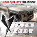 Front Grille Decorative Patch Compatible with 2024 2025 Tacoma Accessories - Custom Fit Front Headlight Grille Decals for 4th Gen Tacoma  Durable ABS, Enhances Truck Style