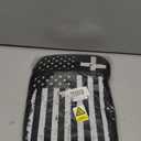 Distressed White American Flag Lunch Box - Insulated Lunch Bags for Women/Men/Girls/Boys Detachable Handle Lunchbox Meal Tote Bag