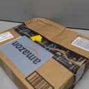 UIOSANRT Curtain Rods for Windows 66 to 120 Inch, 5/8" Diameter Black Ceiling Mount, Warp Around Long Curtain Rod for Bedroom Living Room Blackout