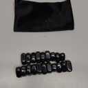 24Pcs Black Fridge Hematite Magnetic Stones Kit, DIY Irregular Polished Refrigerator Magnets for Home Office Kitchen, Educational Science Kit for Wall Stickers, Building Gadgets for Gift