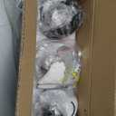 Crystal Chandeliers for Dining Room Lights Fixture Over Table, 3 Pack Black Modern Pendant Light FixtureCrystal Pendant Lighting for Kitchen Island Bathroom Bar