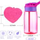 Kids Lunch Box Bag Set: Girls Unicorn Lunch Bags Bento Boxes with 3-Compartment Included Ice Pack Water Bottle Insulated Lunchbag Reusable School Lunchbox Containers Kit for Toddler Daycare Childrens (Pink)