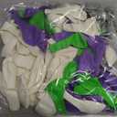 134 Pieces Buzz Birthday Party Balloon Garland Arch Kit 10 5 inch Purple Green Silver Star Foil Balloon for Buzz Themed Birthday Party Decorations, Silver 