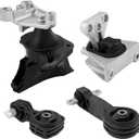 (Genuine OE Quality) Engine Motor Mount Compatible with Honda Civic 1.8L 2006-2011 Auto Transmission Motor Mount Replace A4530 A4534 A4543 A4546