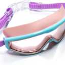 Swimming goggles with adjustable strap - comfortable for swimming pools, beaches, and training