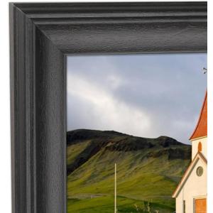 16x28 inch Picture Frame Solid Wood Black,Suitable for Panoramic Photo Frame/Posters/Painting/Group Photo/Puzzle (A23B1628)