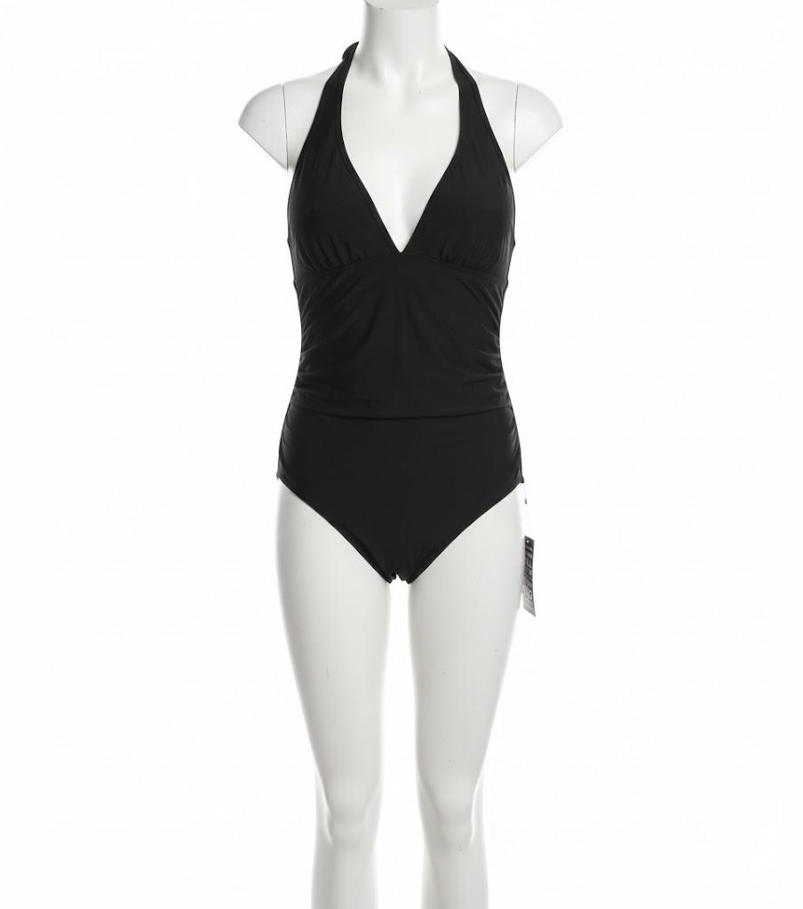 NWT Womens Size M Cupshe Black One Piece Swim Suit M