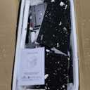 Vanity 36" Floor Cabinet Without Top Sink - Multi-Functional Bathroom Cabinet With Doors & 3 Drawers, Modern Pedestal Storage Base Only (No Basin), 35.5"D x 17.7"W x 35"H Black