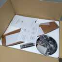 52 Inch Farmhouse Ceiling Fan with Light and Remote, Black Industrial Caged Flush Mount Ceiling Fans with 6 Speed Reversible Motor and Dual Finish 5 Blades, Rustic Ceiling Fan for Living room, Bedroom