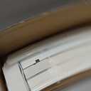 LazBlinds Cordless Faux Wood Blinds, 19" W x 48" H, White