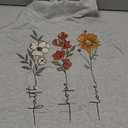Faith Hope Love Summer Wildflower Christian Tee Floral Tank Top Gray XXL