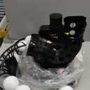 Furlihong Baseball Pitching Machine, 4 Adjustable Angles, 3 Pitch Angles, Power Bank/Battery Powered,for Beginners (Black)