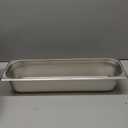 Winco Half Size (Long) 4" Deep Metal Food Pan/Steam Table Pan, Anti-Jam, 22 Gauge