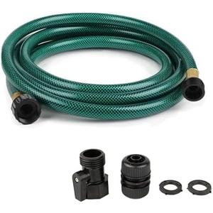 FUNJEE Garden Hose Leakproof for Gardener: 1/2” PVC Water Hoses with GHT Fittings - 10 FT No Kink and Flexible for Outdoor Watering